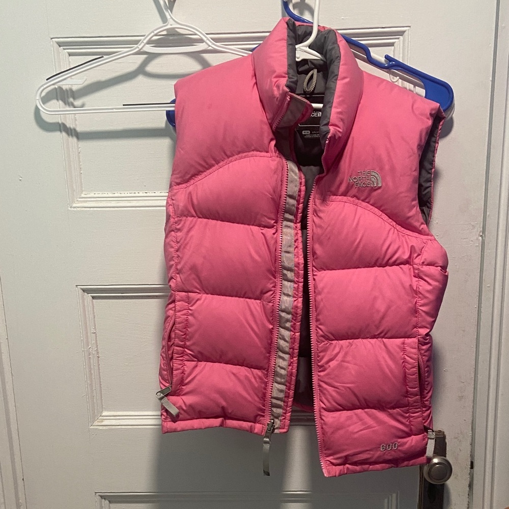 The North Face Kids Pink Puffer Vest